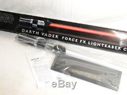 New In Box Star Wars Master Replicas Sw-218 Darth Vader Force Fx Red Light Saber