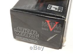 New In Box Star Wars Master Replicas Sw-218 Darth Vader Force Fx Red Light Saber