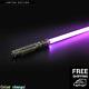 New Princess Leia Star Wars Lightsaber Heavy Dueling Rechargeable Metal Handle