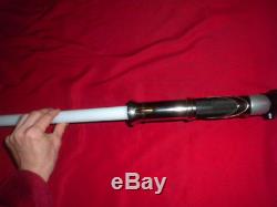New RARE Red Count Dooku style Lightsaber With Sound FX, flash on clash saberforge