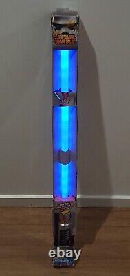 Obi Wan Kenobi ultimate FX Lightsaber NIB Hasbro blue light sound 2014 Ep 1 35
