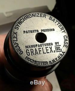 Original Vintage Graflex 3 Cell flash handle. Star Wars Light Saber. Excellent-