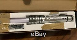 RARE Star Wars KIT FISTO Removable Blade Force FX Lightsaber Signature Series