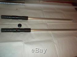 Rare Darth Maul Style Red Double Lightsaber Staff New Dueling FX 32 inch blades