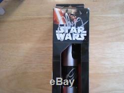 Rare Signed Star Wars Light Saber & Packaging Adam Driver-'kylo Ren' Last Jedi