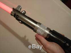 SITH RED LED Anakin removable remove-able lightsaber hasbro forcefx nt master