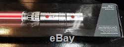 STAR WARS DARTH MAUL FORCE FX LIGHTSABER With REMOVABLE BLADE NEW SEALED