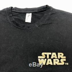 STAR WARS Rouge One Cast and Crew Electrical Department 2015 Shirt Light Saber M