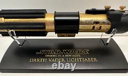 SW-306 Star Wars Master Replicas. 45 Lightsaber Replica GOLD Darth Vader ANH