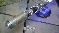 Saberforge custom lightsaber, crystal chamber NBv4 frost white