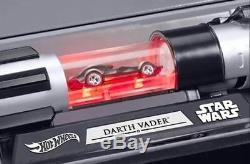 Sdcc 2014 Star Wars Darth Vader Car Hot Wheels Light Saber Mattel Exclusive Rare
