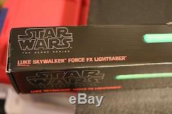 Star Wars Black Series Force FX Lightsaber Luke Skywalker Green ROTJ Version NEW