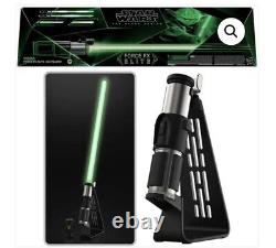 Star Wars Black Series Fx Electronic Yoda Lightsaber Prop Replica In Stock