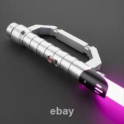 Star Wars Combat Lightsaber RGB Baselit Custom No. 134 Cutlass Silver Replica