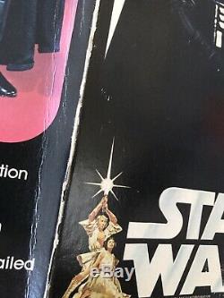 Star Wars DARTH VADER by Kenner 1977 15 Poseable Action Figure Light Saber Box