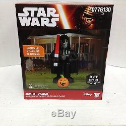 Star Wars Darth Vader light saber pumpkin Halloween Prop Life size inflatable