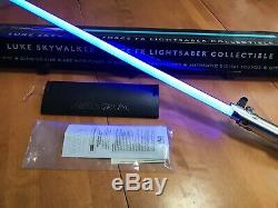 Star Wars Force FX Luke Skywalker Blue Lightsaber Master Replica SW-220 2007