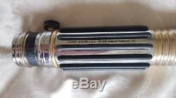 Star Wars Force FX Master Replicas Lightsaber Mace Windu with stand (2005)