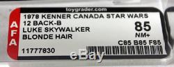 Star Wars Kenner Canada 12 Back Luke Afa 85 Nm+ (85/85/85)! Pop 1 Moc