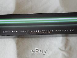 Star Wars Kit Fisto Force FX Lightsaber Removable Blade Hasbro 2010 Clone Green