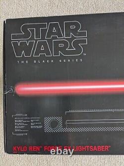 Star Wars Kylo Ren Lightsaber Black Series 04 Hasbro Force FX Great Condition