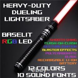 Star Wars Lightsaber Replica Battle Dueling Rechargeable Metal Handle