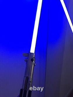 Star Wars Luke Skywalker Blue Force FX Lightsaber Galaxy Edge Disney
