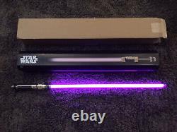 Star Wars Mace Windu Force FX Lightsaber Galaxy Edge Collectible Disney NEW