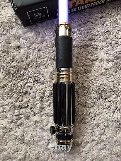 Star Wars Mace Windu Force FX Lightsaber Master Replicas Collectable 2005 ROTS