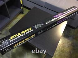 Star Wars Mace Windu Lightsaber Replica Force FX Rechargeable Dueling Purple Toy