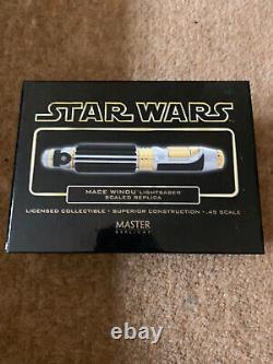 Star Wars Master Replicas. 45 Scaled Mace Windu Lightsaber Sw-302 Collectible