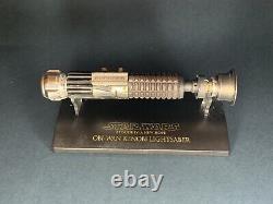 Star Wars Master Replicas. 45 Scaled Obi-Wan Kenobi Lightsaber Rare Licensed
