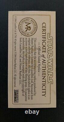 Star Wars Master Replicas. 45 Scaled Obi-Wan Kenobi Lightsaber Rare Licensed