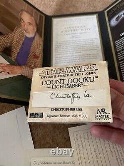 Star Wars Master Replicas Count Dooku 11 Signature Edition Lightsaber 836/1000