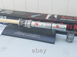 Star Wars Master Replicas DarthMaul LightSaber 2006 with Stand