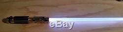 Star Wars Master Replicas Mace Windu Force FX Lightsaber withremovable blade 2005