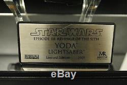 Star Wars Master Replicas Yoda ROTS 11 lightsaber hilt #SW-133