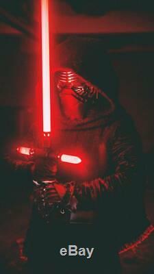 Star Wars Metal Lightsaber Combat Dueling Light saber Kylo Ren Cross Durable RED