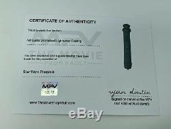 Star Wars Prequels Prop Production Made Adi Gallia Lightsaber With COA