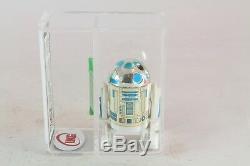Star Wars R2-D2 Pop Up Lightsaber Figure Vintage UKG Graded 75 Not AFA Last 17