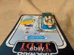 Star Wars ROTJ Luke Skywalker Hoth Figure 1983 Kenner 48 BACK! Unopened MOC