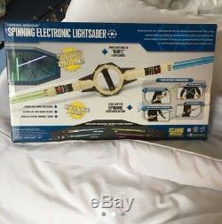 Star Wars Spinning Electronic Light Sabre Never Been Opened