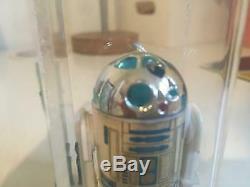Star Wars Vintage LasT 17 R2-D2 Pop Up Light Saber Graded UKG 70% 80%