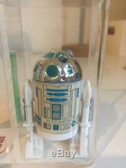 Star Wars Vintage LasT 17 R2-D2 Pop Up Light Saber Graded UKG 70% 80%