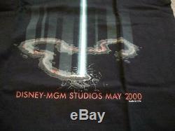 Star Wars Weekend 2000 Disney Limited Mickey Light saber T-shirt Never Used