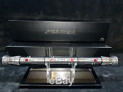Star wars Master Replicas SW-108 Darth Maul Lightsaber 11 Scale LE Complete Set