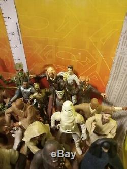 Star wars action figure lot loose 3.75 52 figures! Cloaks light sabers weapons