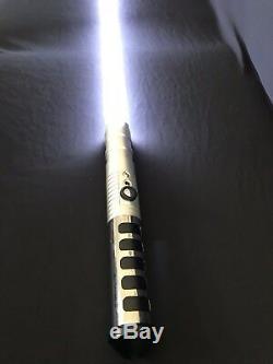 Star wars dueling light saber with string blade