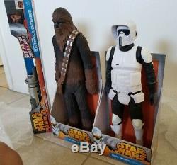Stars Wars 18 Chewbacca, 18 Scout Trooper & Light Saber by Hasbro