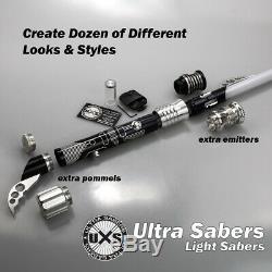 Ultrasaber Lightsaber model Black Reaper ULTRA-SET Red Blade, Dual Claws, extras